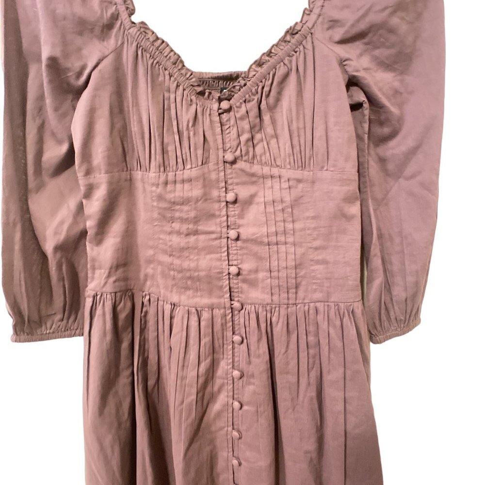 NWT BDG Urban Outfitters Lydia 3/4 Sleeve Corsetry Mini Dress, size X-Small - Picture 4 of 10